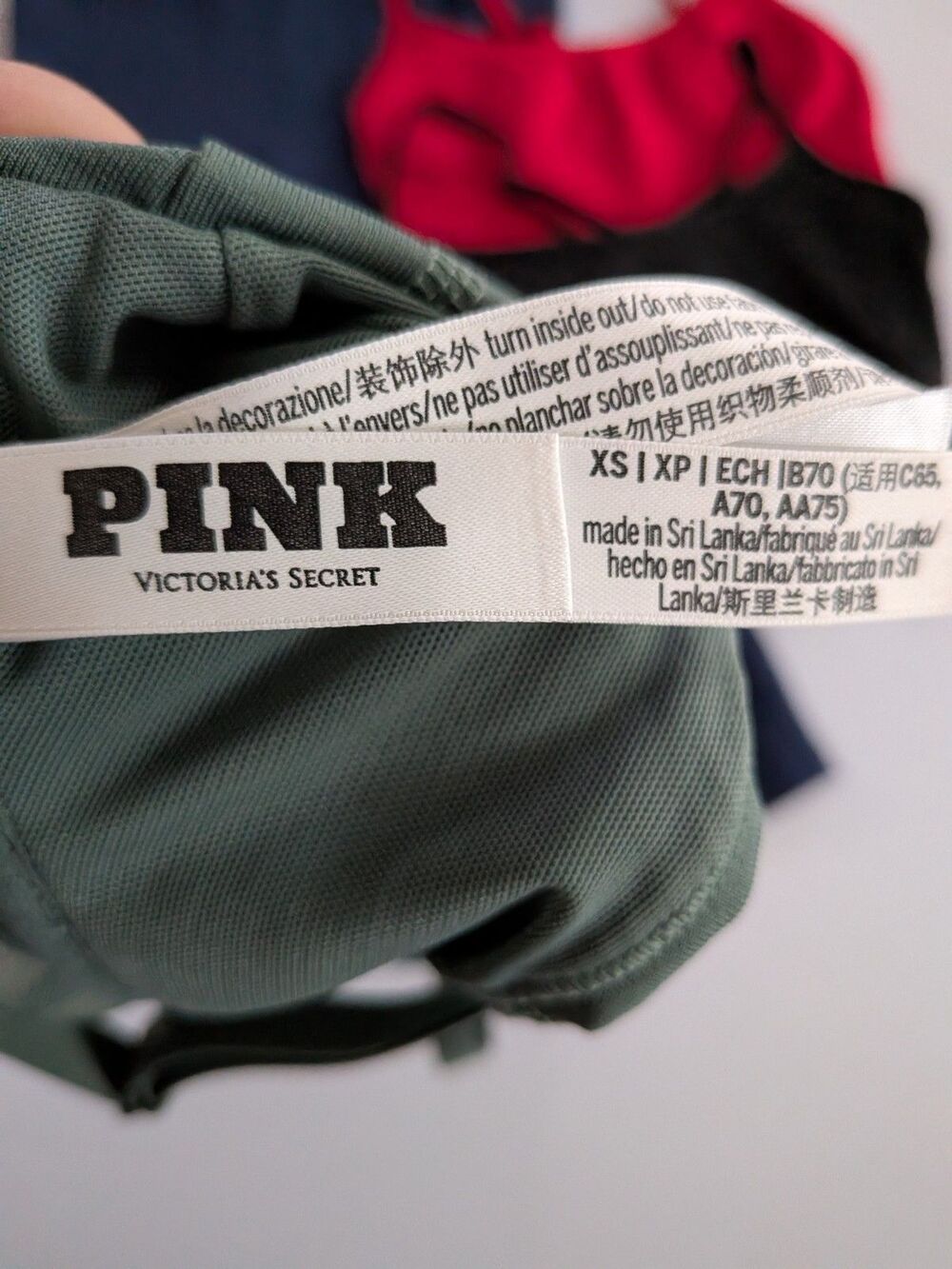Victorias Secret Mixed Lot Of 4 Sz Small XS Pink Active Sports Bra Dress Ribbed - Picture 11 of 16